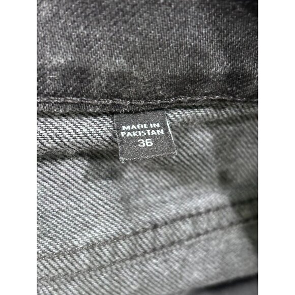 Nova Men Zigzag Pattern Denim Jeans Size 36 - Picture 11 of 13